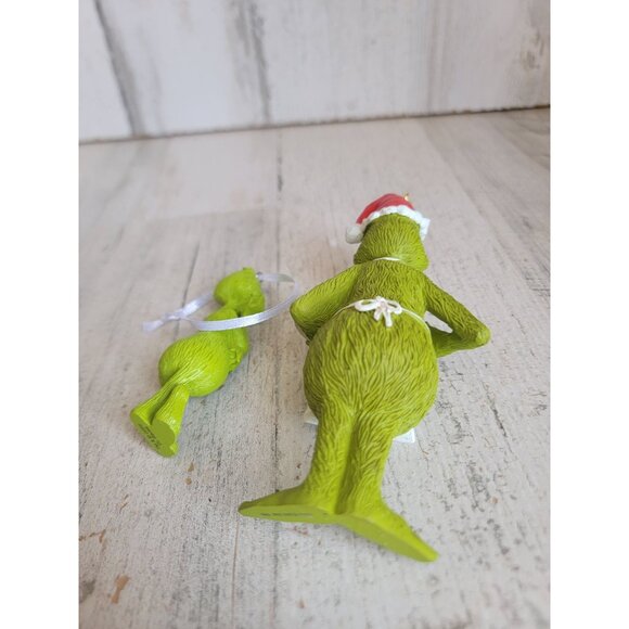 Jim Shore Grinch cookies for Santa ornament Xmas set - Picture 5 of 6